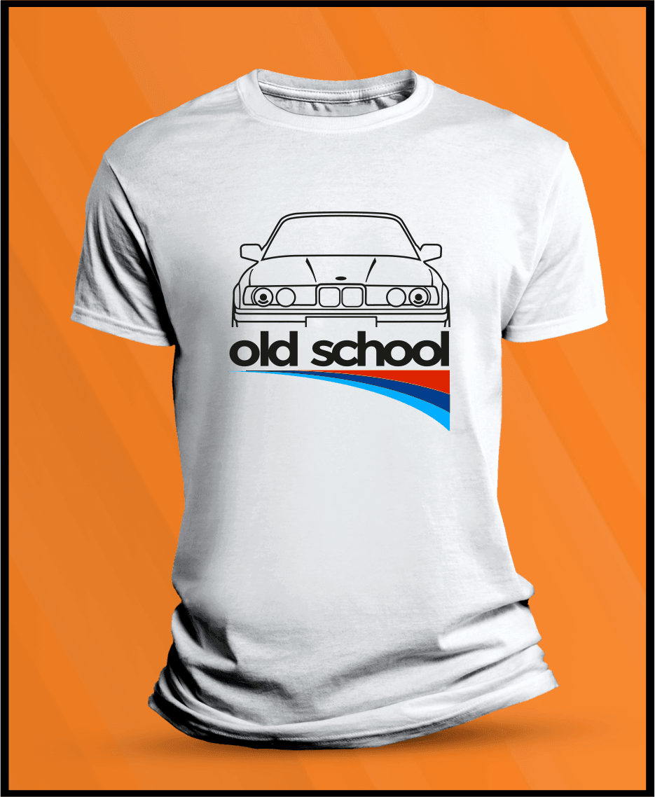 Camiseta manga corta Bmw E34 Old School - 