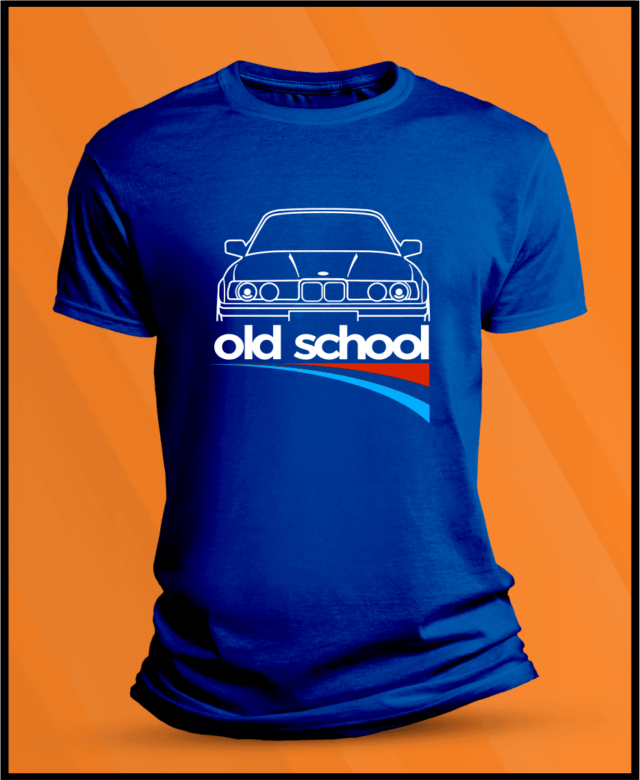 Camiseta manga corta Bmw E34 Old School - 