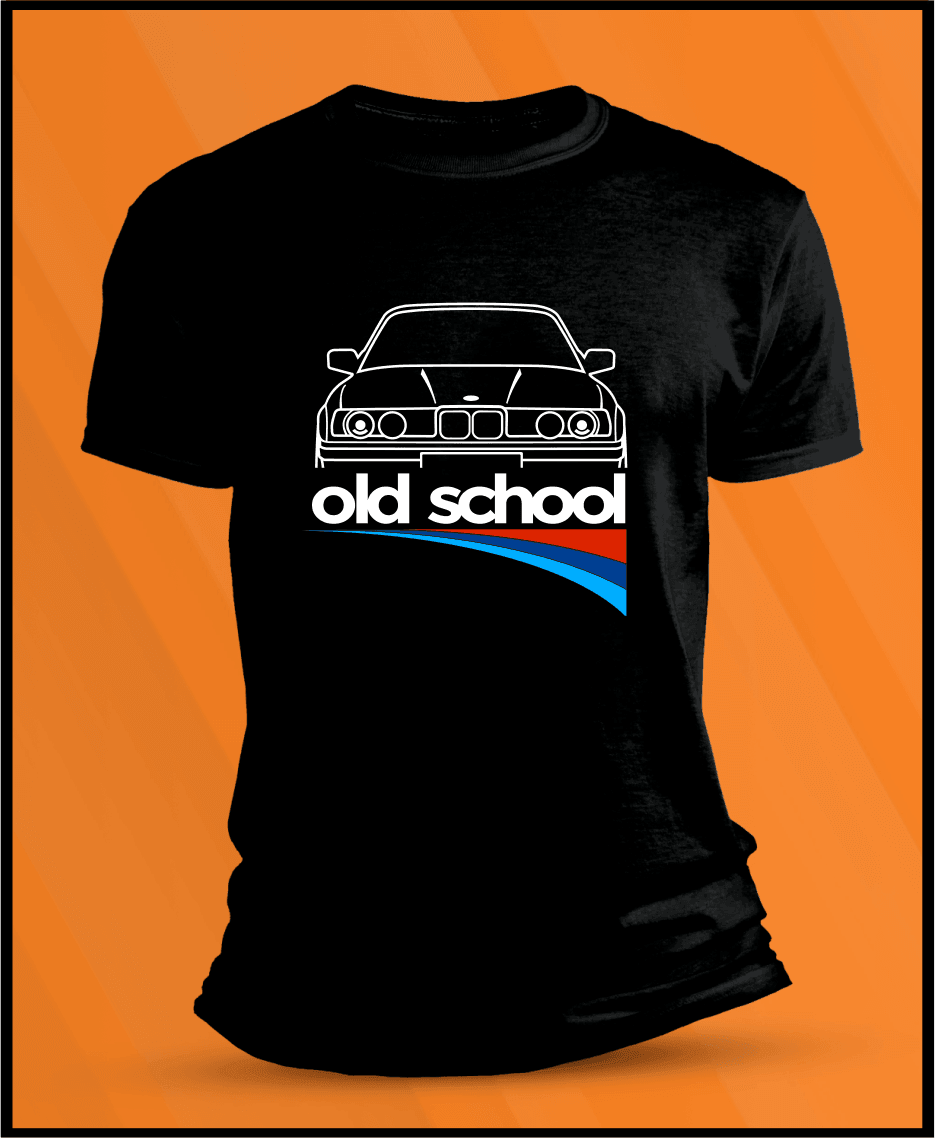 Camiseta manga corta Bmw E34 Old School - 