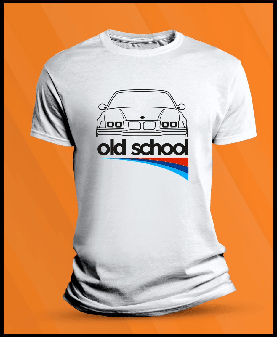 Camiseta manga corta Bmw E36 Old School - 