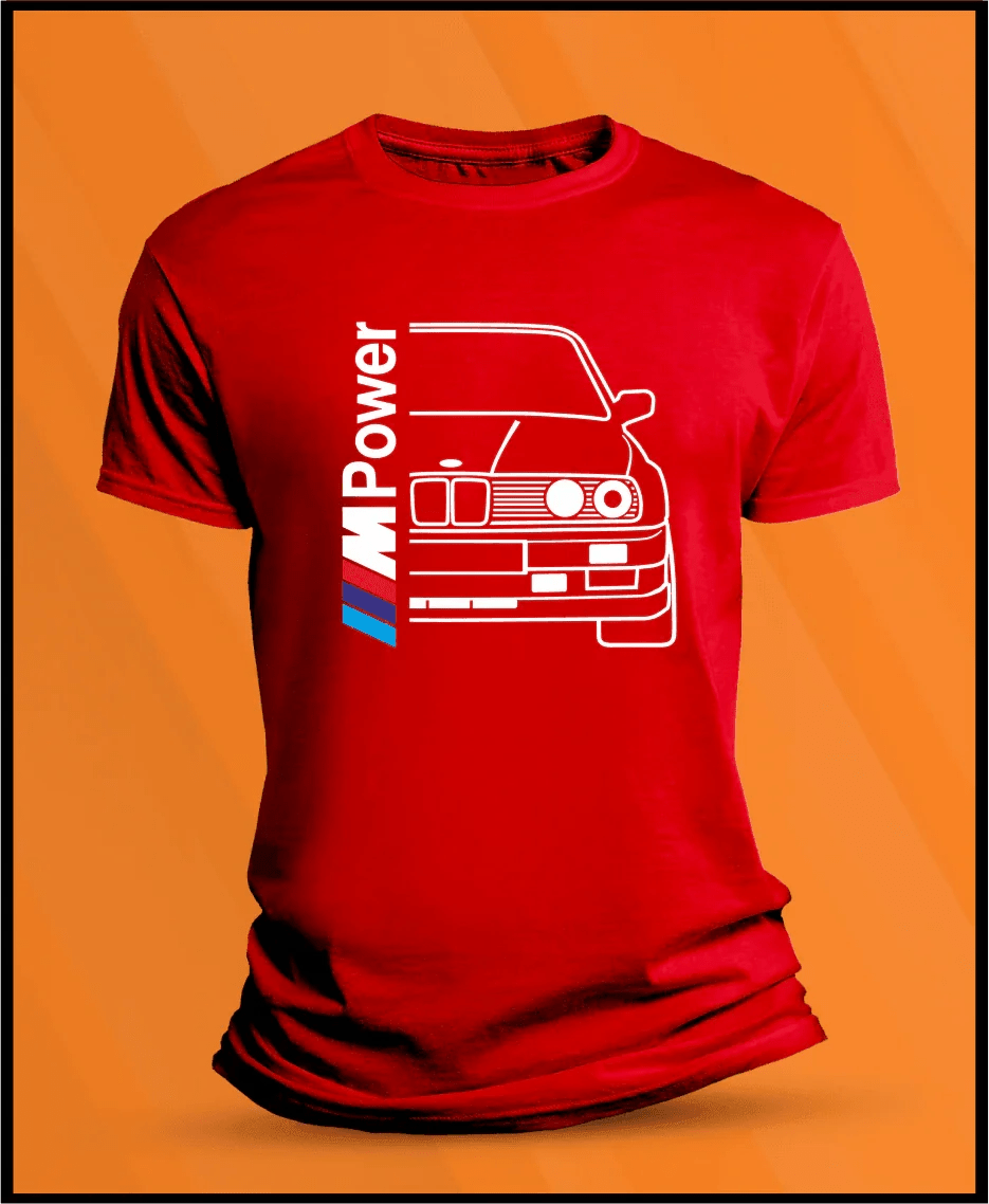 Camiseta manga corta Bmw Serie 3 E30 MPower
