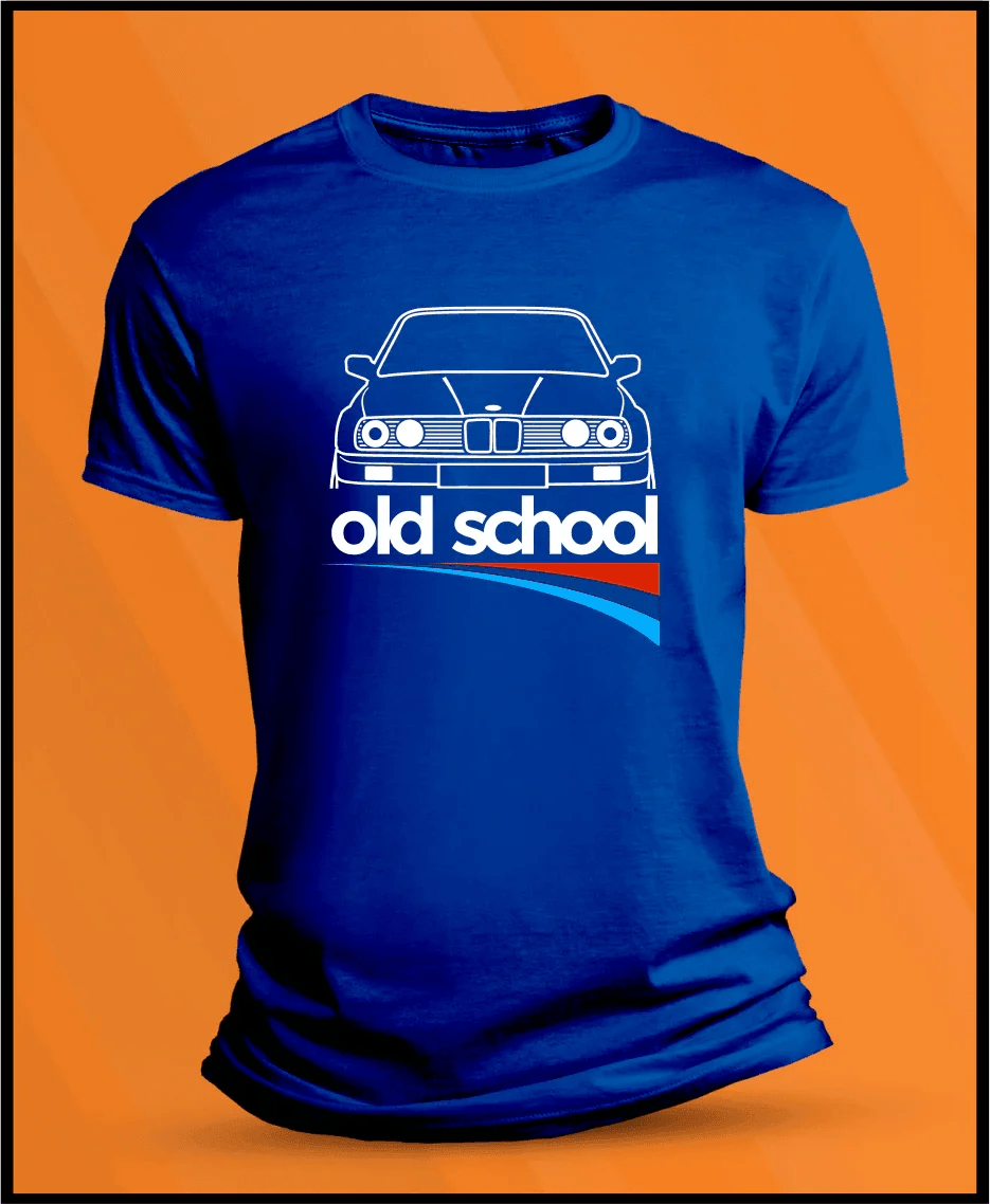 Camiseta manga corta Bmw Serie 3 E30 Old School