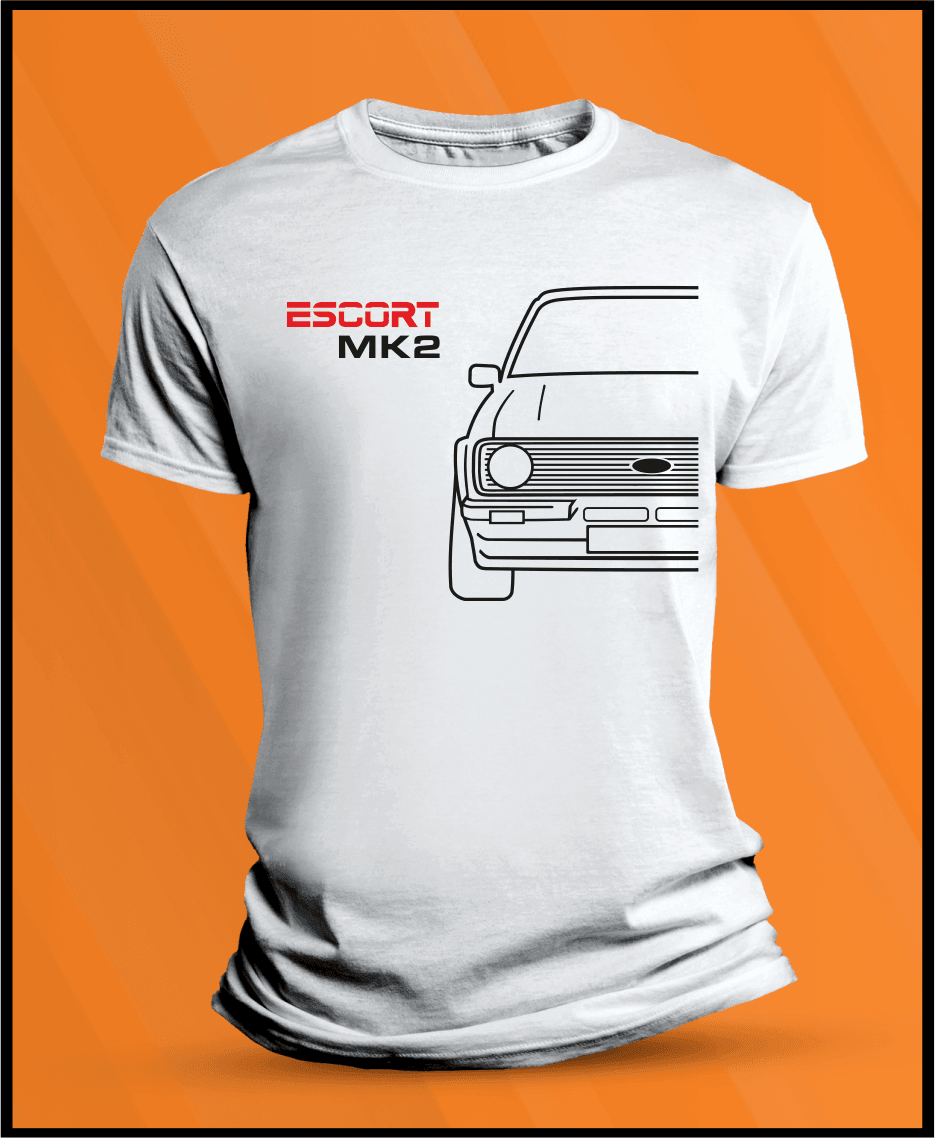 Camiseta manga corta Ford Escort MK2 - 