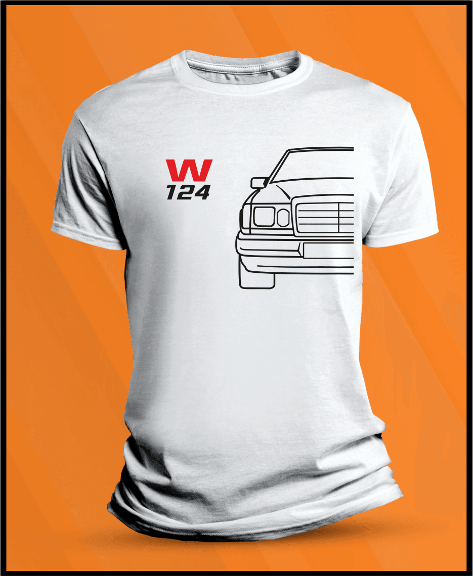 Camiseta manga corta Mercedes 124 - 