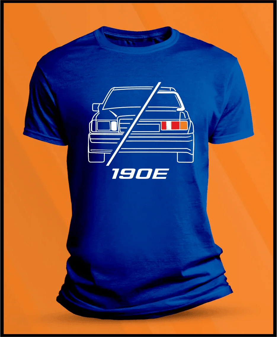 Camiseta manga corta Mercedes 190E
