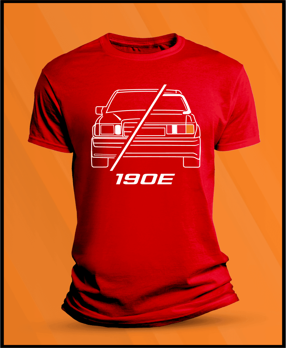 Camiseta manga corta Mercedes 190E - 