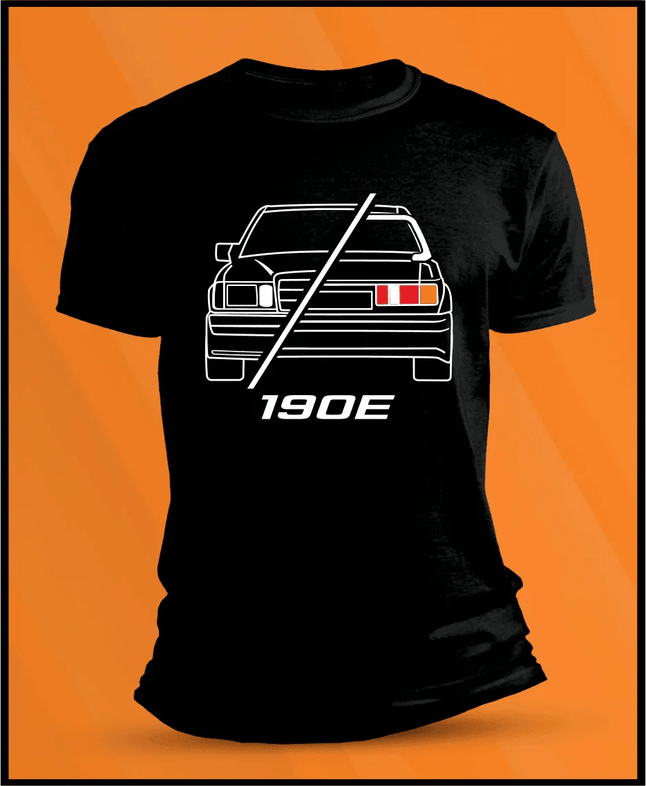 Camiseta manga corta Mercedes 190E