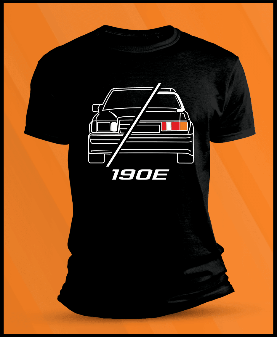 Camiseta manga corta Mercedes 190E - 
