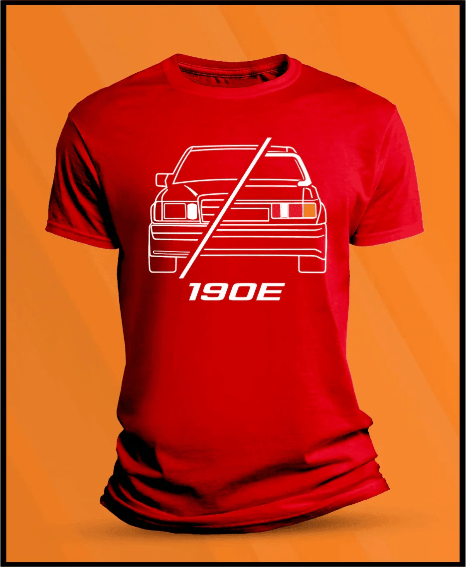 Camiseta manga corta Mercedes 190E