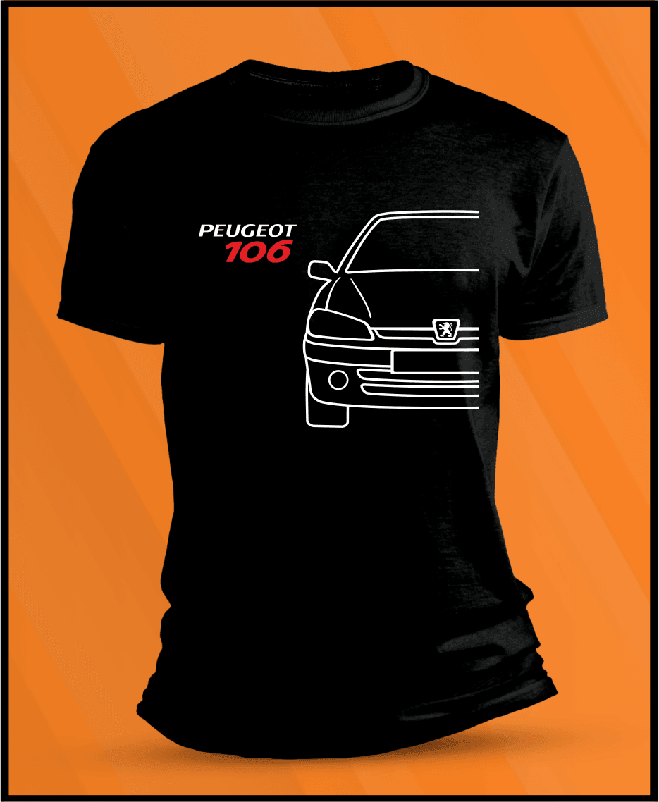 Camiseta manga corta Peugeot 106 - camipeu106