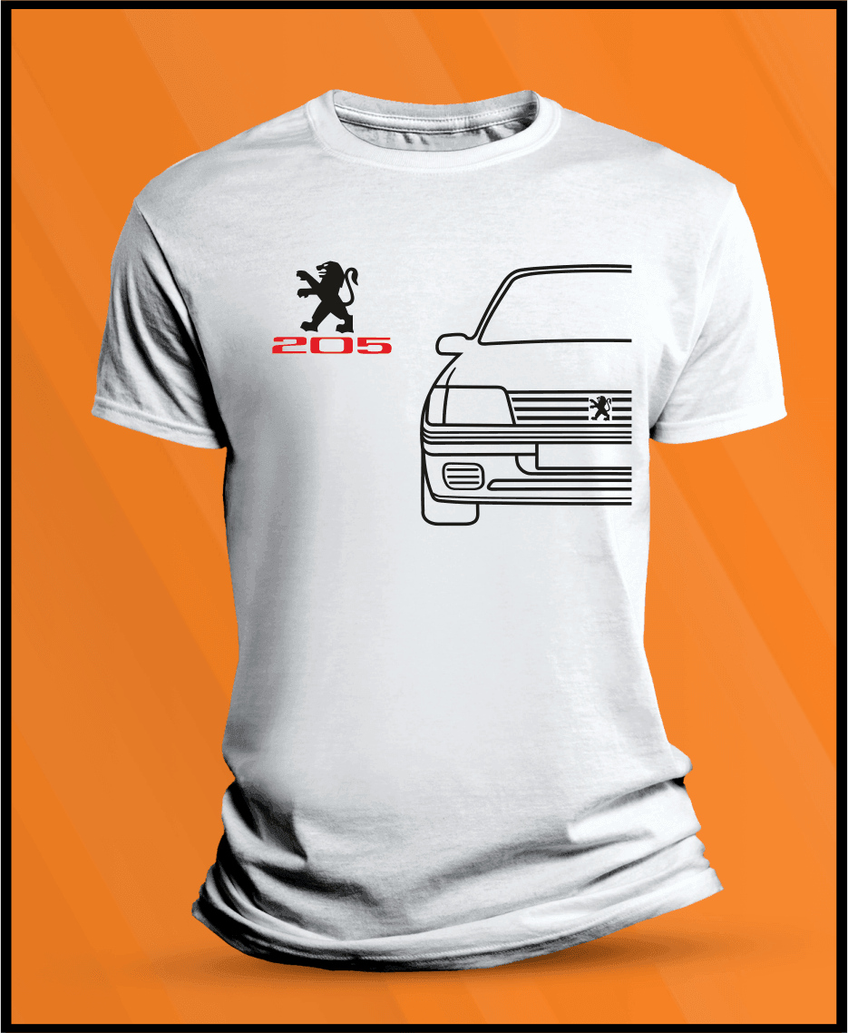 Camiseta manga corta Peugeot 205 - 
