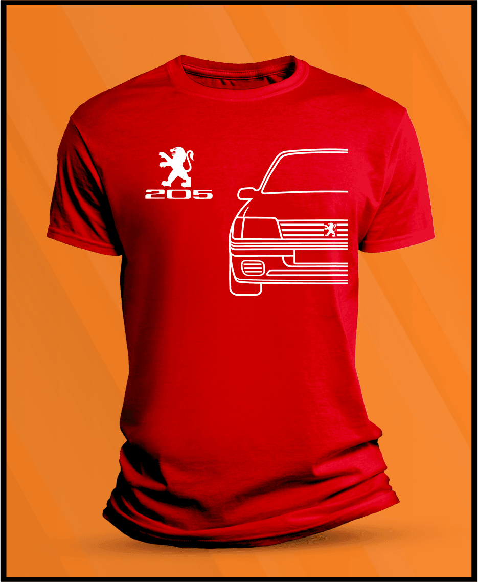Camiseta manga corta Peugeot 205 - 