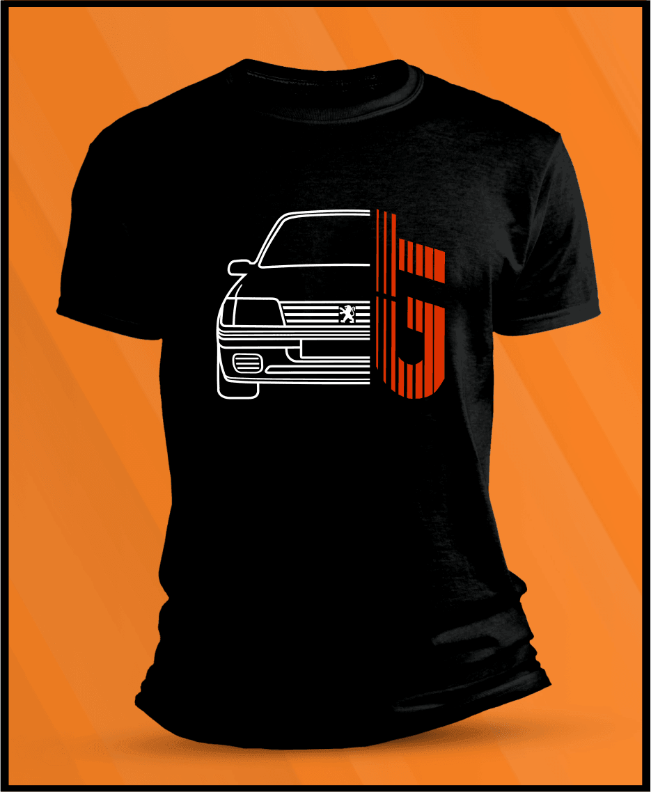 Camiseta manga corta Peugeot 205 GT - 