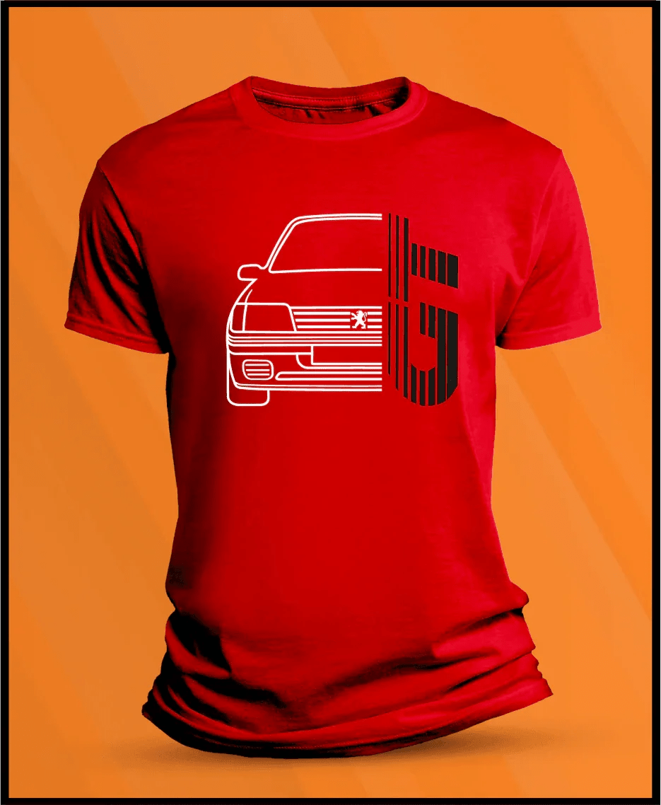 Camiseta manga corta Peugeot 205 GT