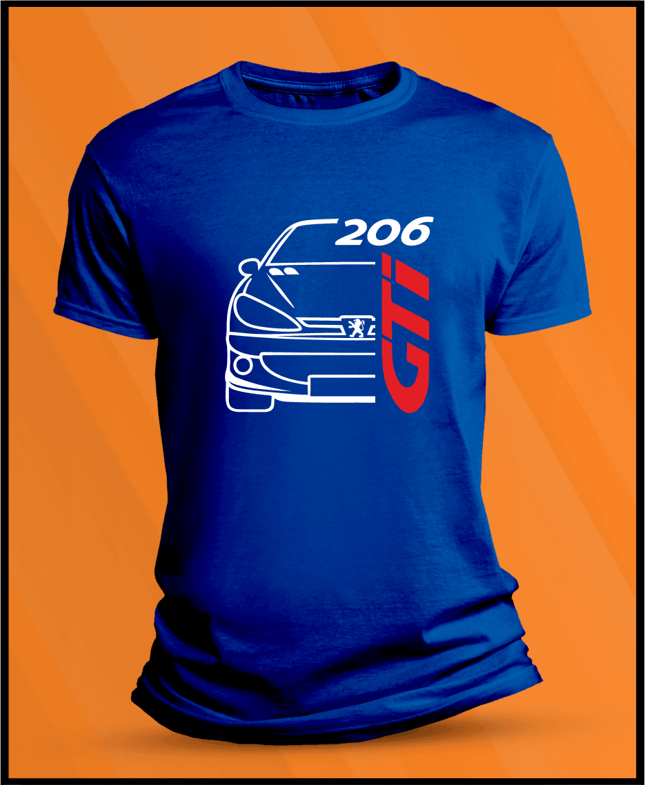 Camiseta manga corta Peugeot 206 GTI - 