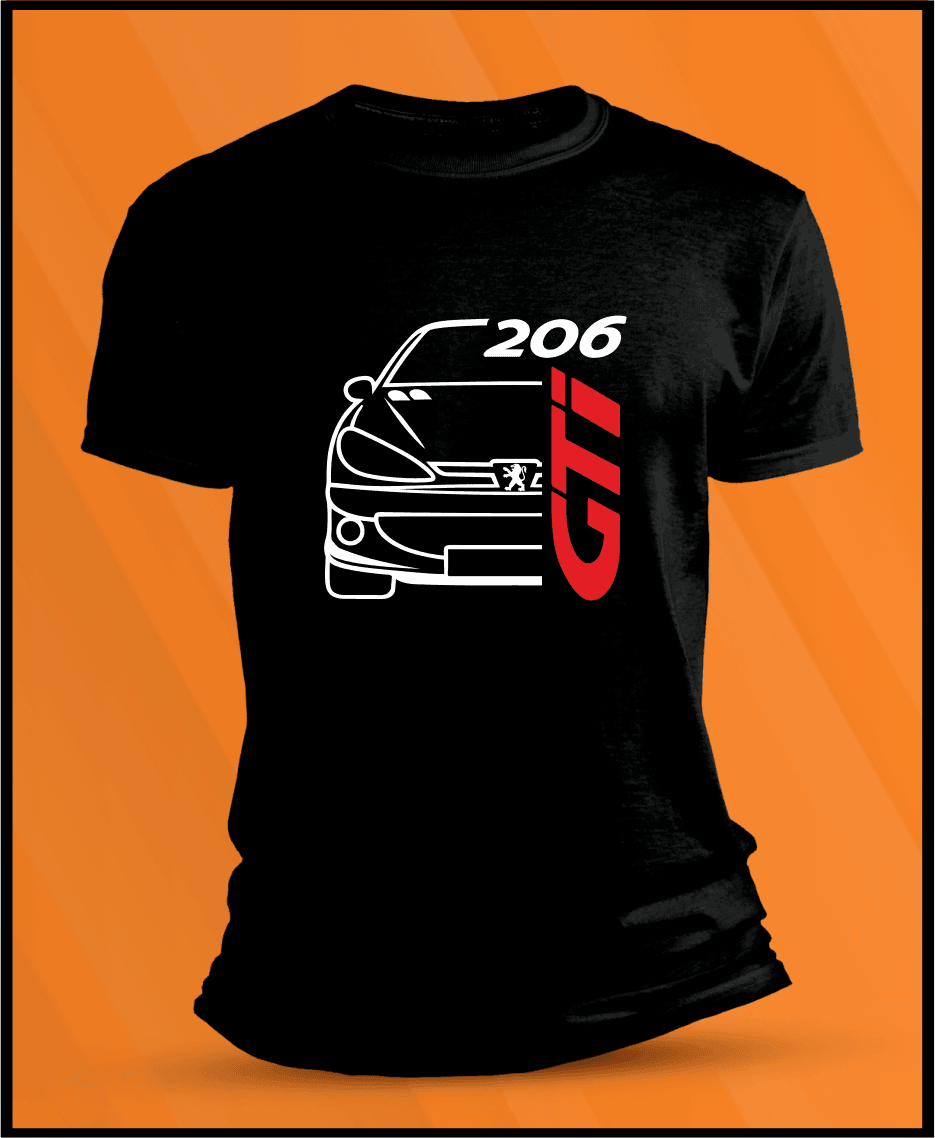 Camiseta manga corta Peugeot 206 GTI - 