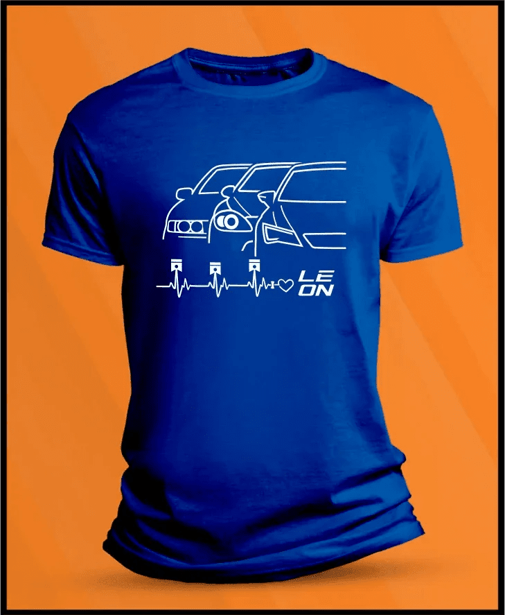 Camiseta manga corta Seat Leon Modelos