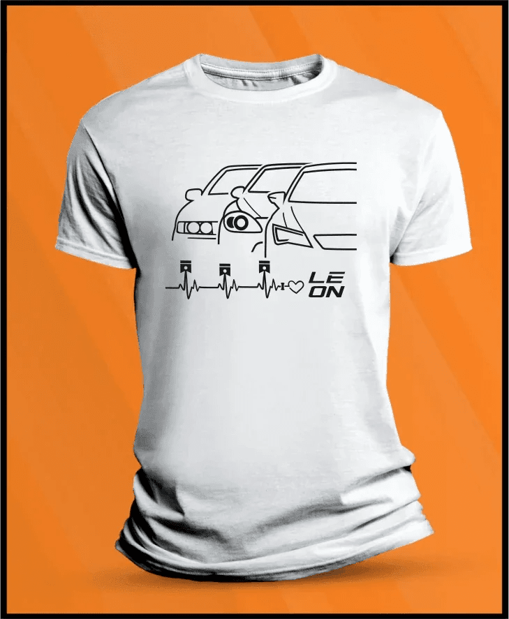 Camiseta manga corta Seat Leon Modelos