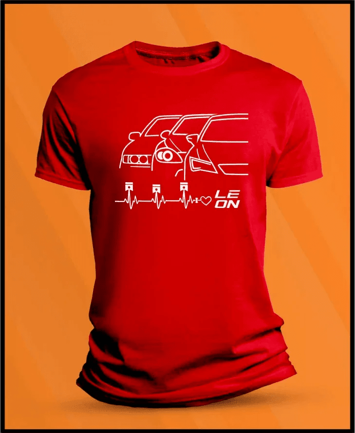 Camiseta manga corta Seat Leon Modelos