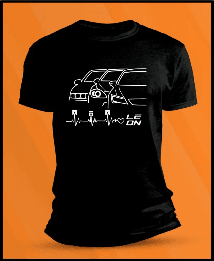 Camiseta manga corta Seat Leon Modelos