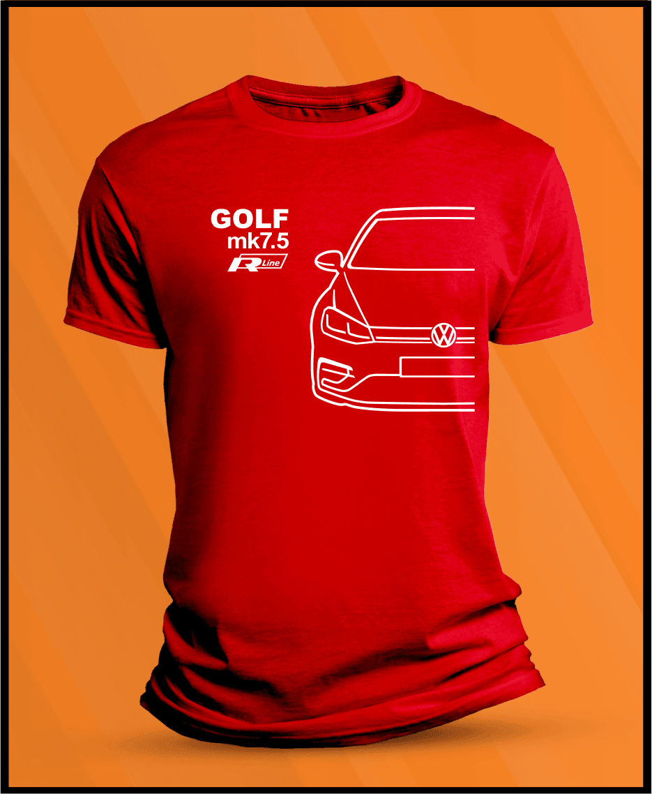 Camiseta manga corta VW Golf 7.5 R - line - 