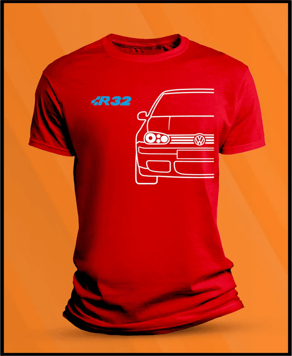 Camiseta manga corta VW Golf IV R32