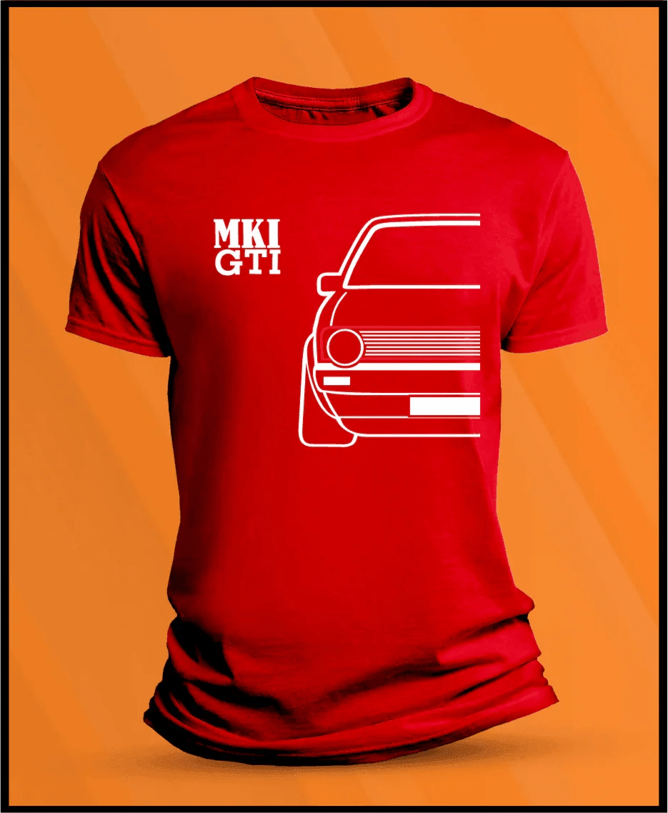 Camiseta manga corta VW Golf MK1 GTI
