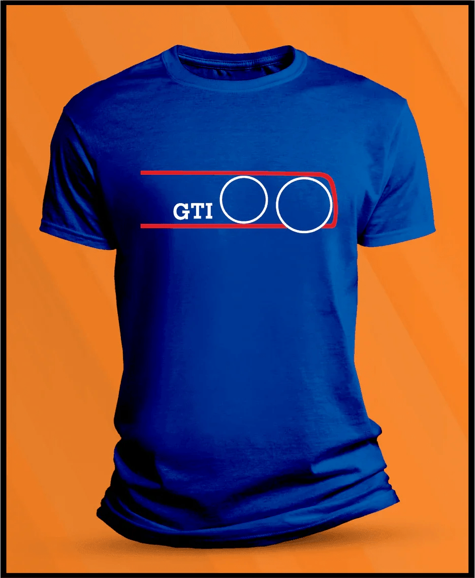 Camiseta manga corta VW Golf MK2 GTI