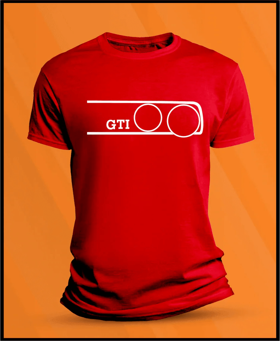 Camiseta manga corta VW Golf MK2 GTI