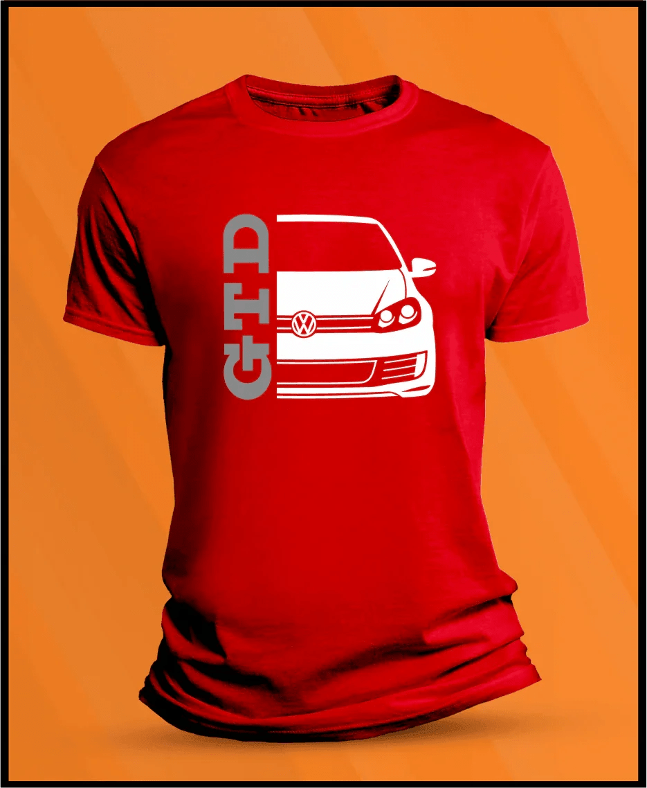 Camiseta manga corta VW Golf VI GTD
