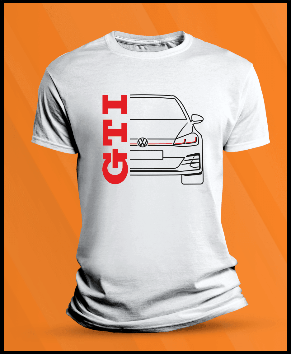 Camiseta manga corta VW Golf VII GTI - AutoRR 