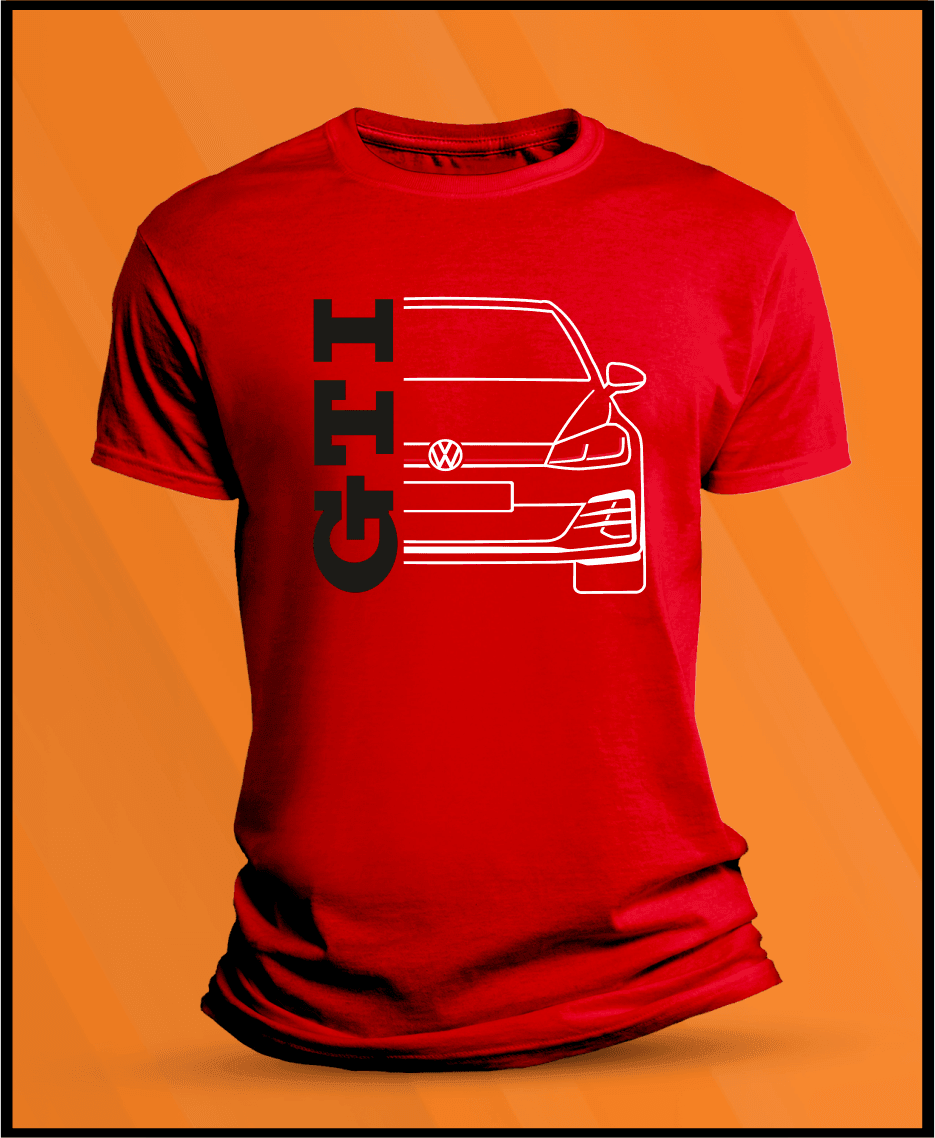 Camiseta manga corta VW Golf VII GTI - AutoRR 