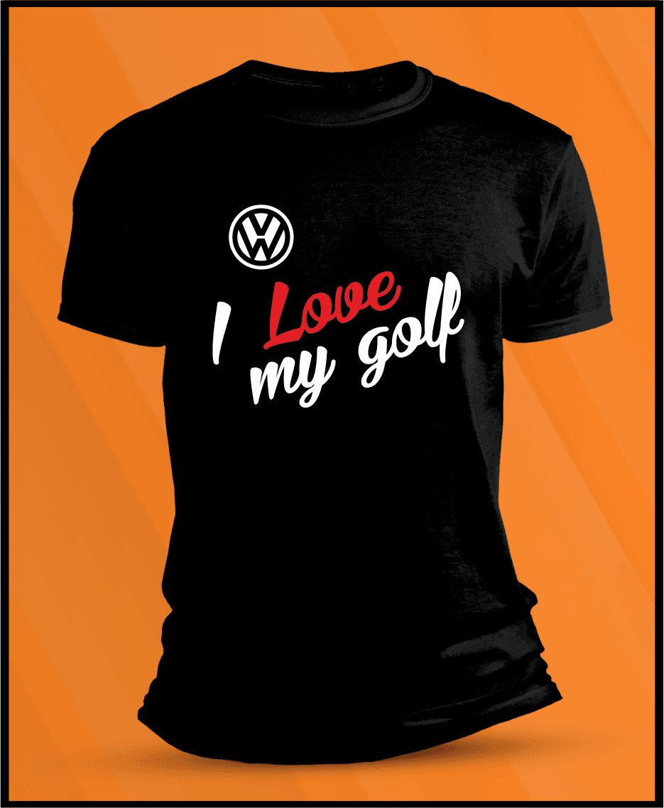 Camiseta manga corta VW I Love Golf - 