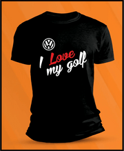 Camiseta manga corta VW I Love Golf