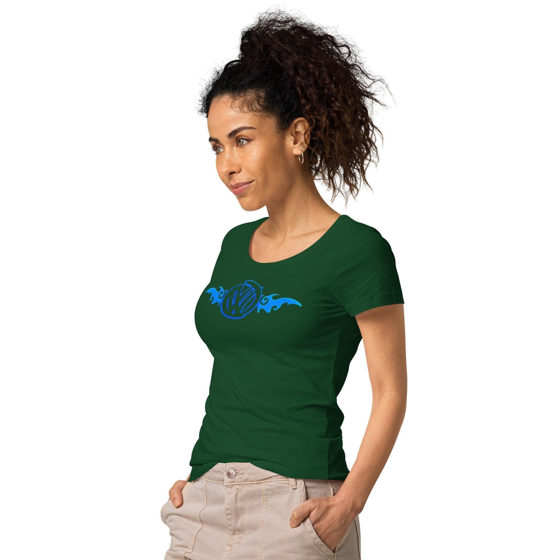 Camiseta orgánica básica para mujer VW AT - 9495867_14501