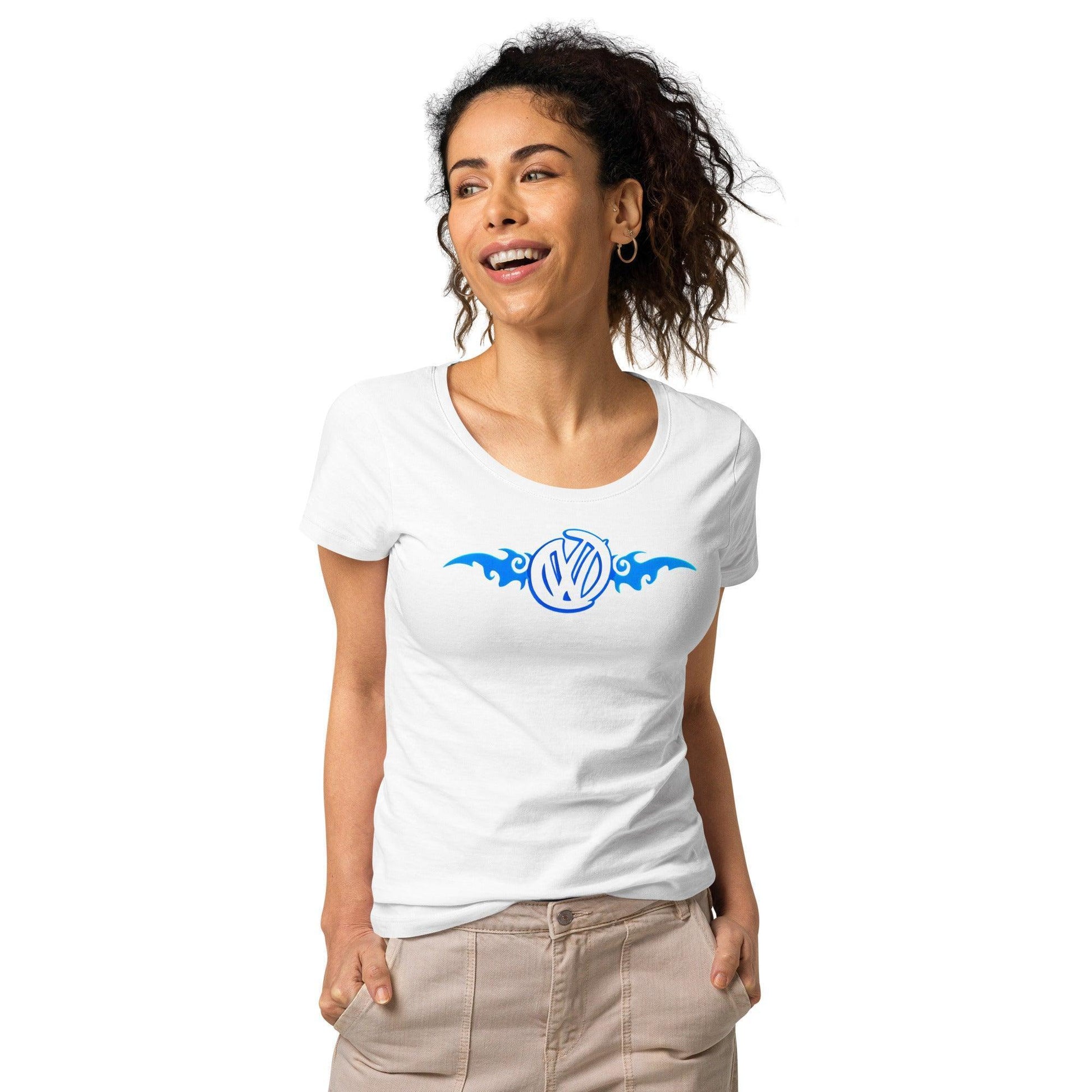 Camiseta orgánica básica para mujer VW AT - 9495867_14501