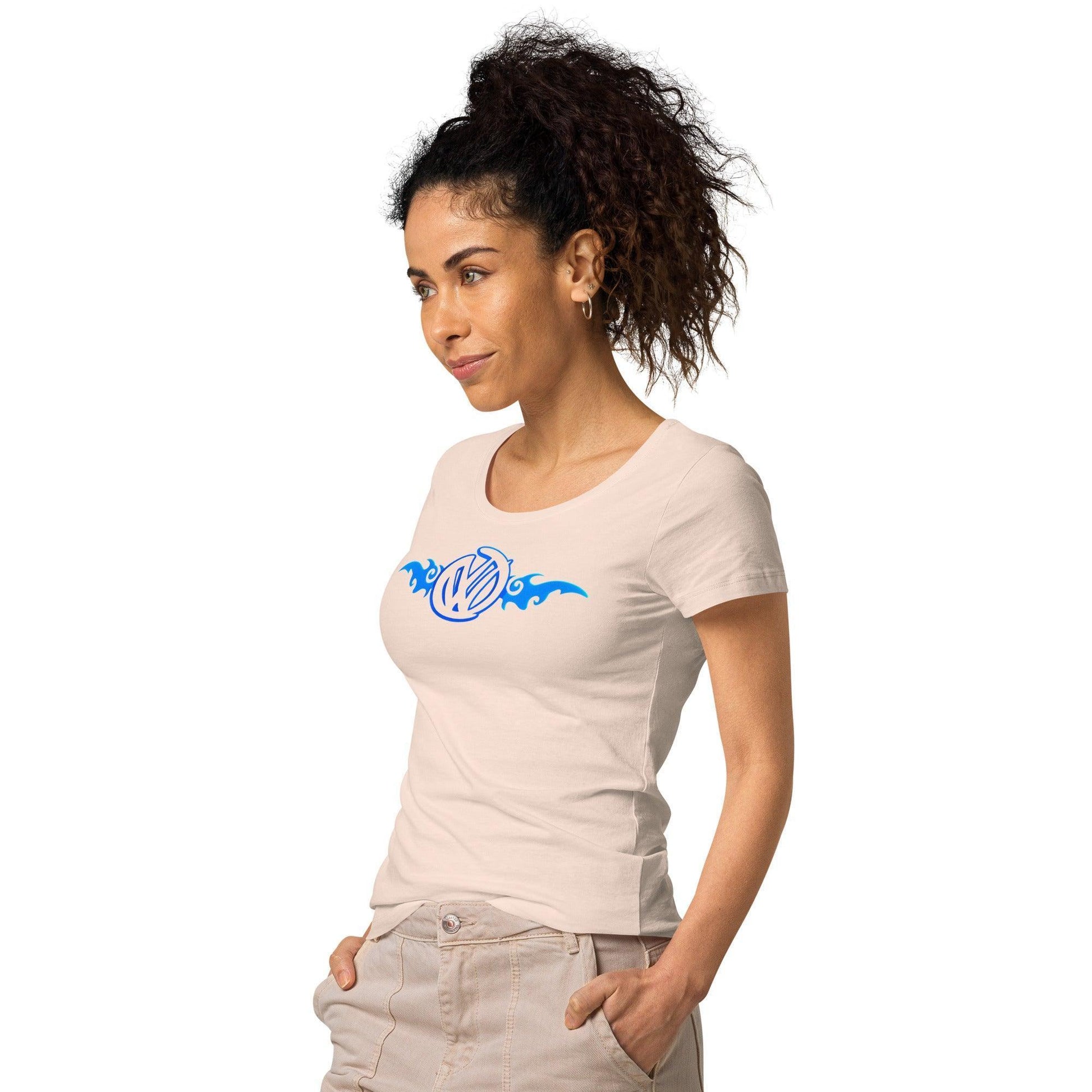 Camiseta orgánica básica para mujer VW AT - 9495867_14501