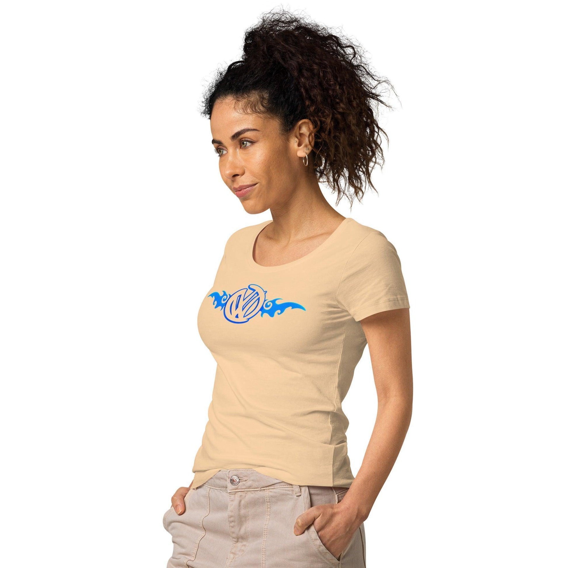 Camiseta orgánica básica para mujer VW AT - 9495867_14501
