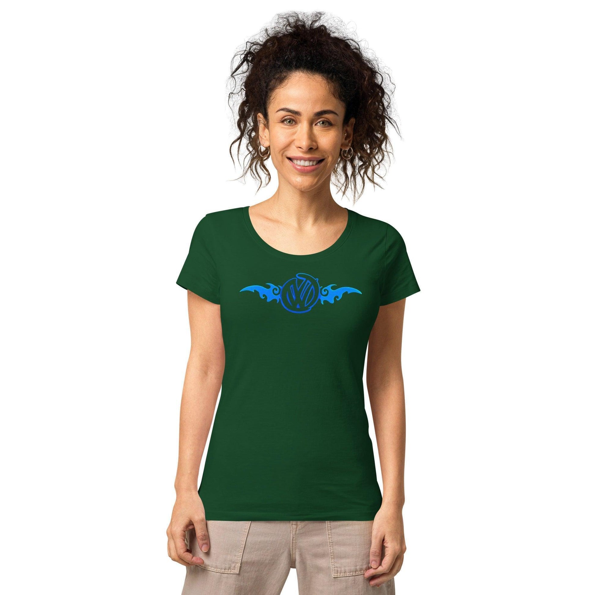 Camiseta orgánica básica para mujer VW AT - 9495867_14501