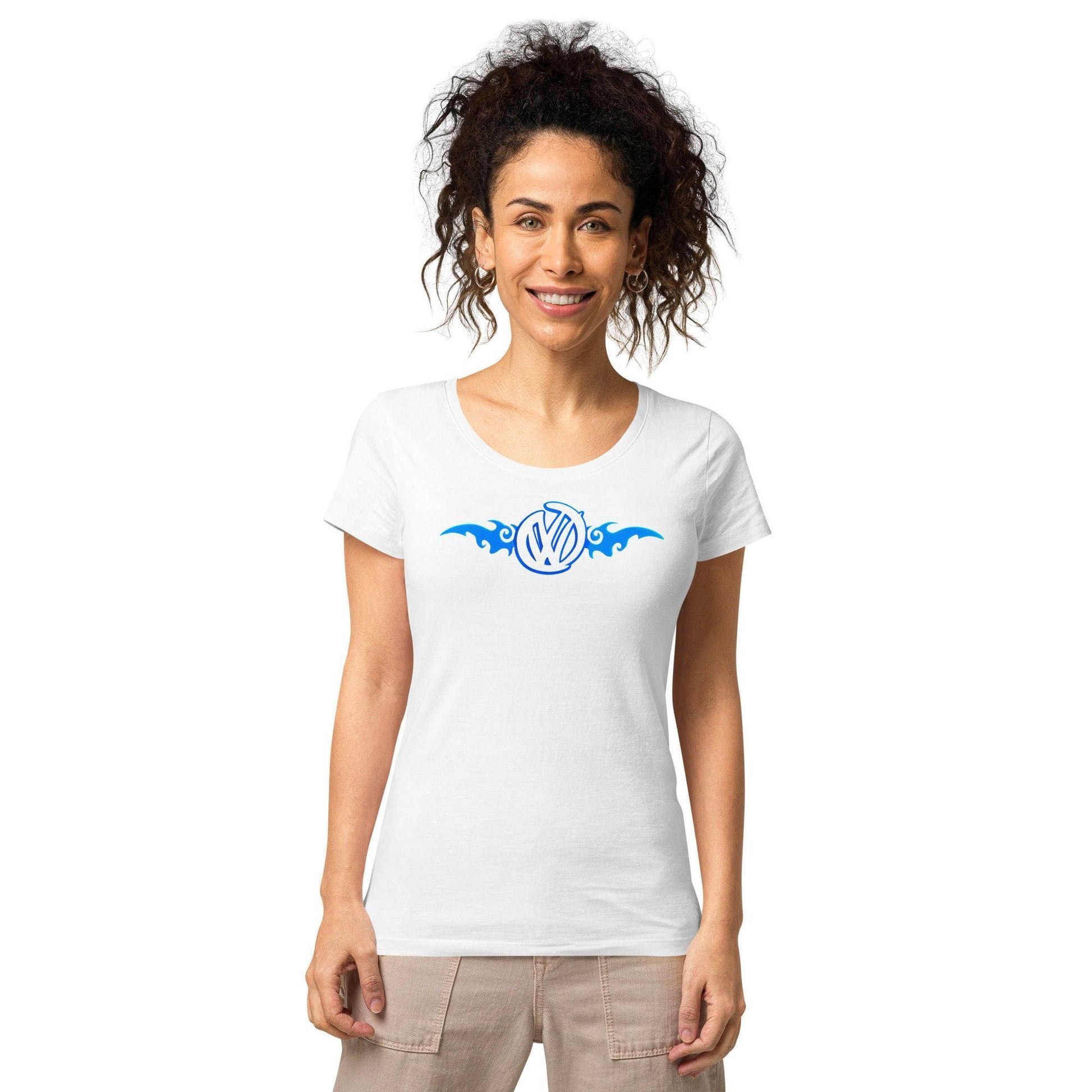 Camiseta orgánica básica para mujer VW AT - 9495867_14551