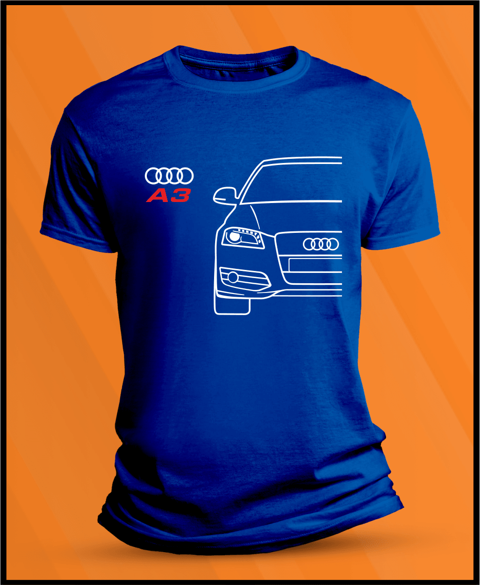 Camiseta manga corta Audi A3 8P Lift - AutoRR 