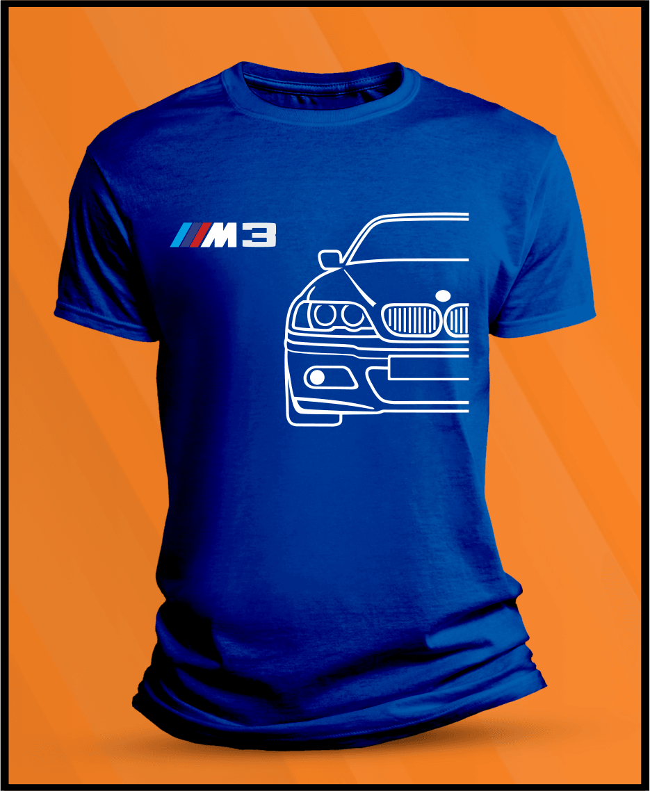Camiseta manga corta Bmw Serie 3 E46 M3 - AutoRR 