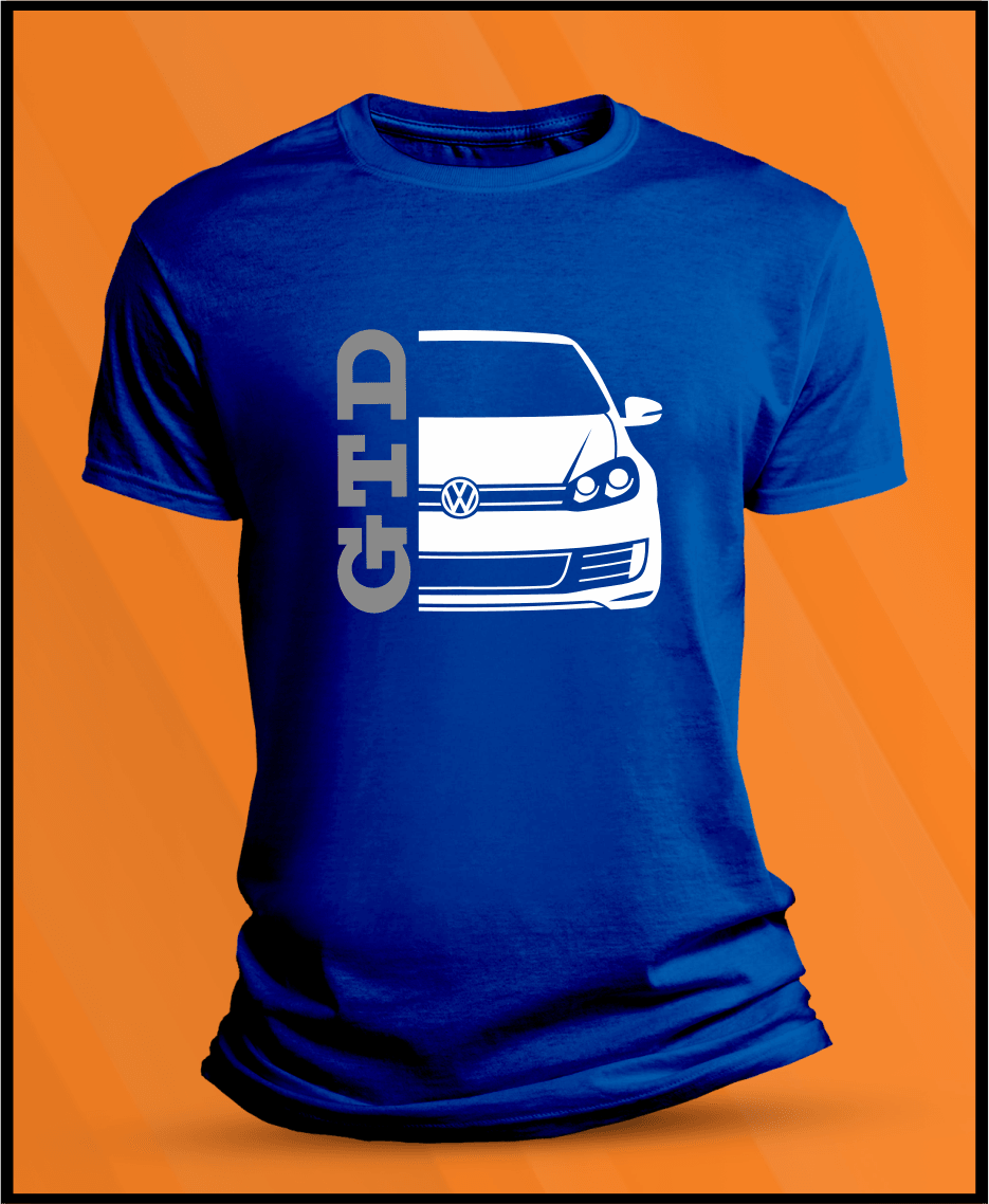 Camiseta manga corta VW Golf VI GTD - AutoRR 