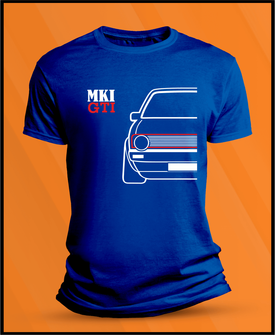 Camiseta manga corta VW Golf MK1 GTI - AUTORR E-MOTION PARTS SL 