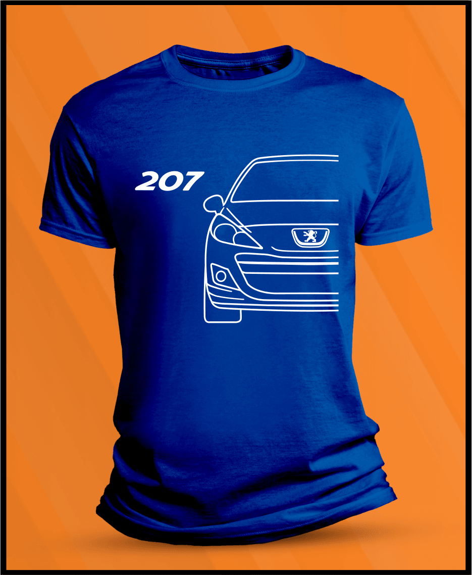 Camiseta manga corta Peugeot 207 - AutoRR 