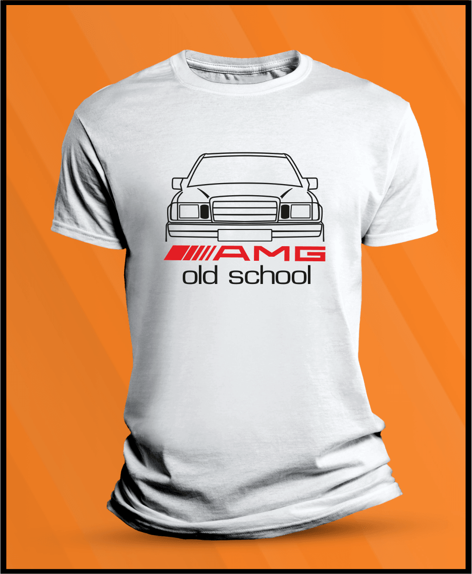 Camiseta manga corta Mercedes AMG Old School - AutoRR 