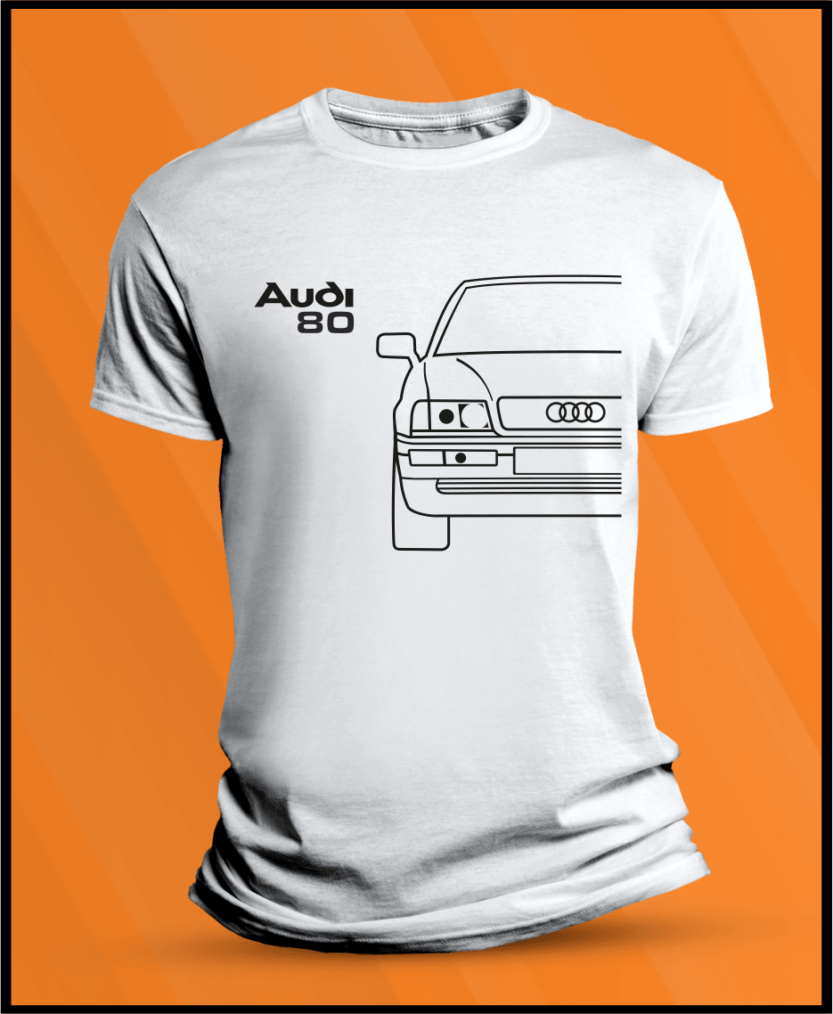 Camiseta manga corta Audi 80 - AutoRR 