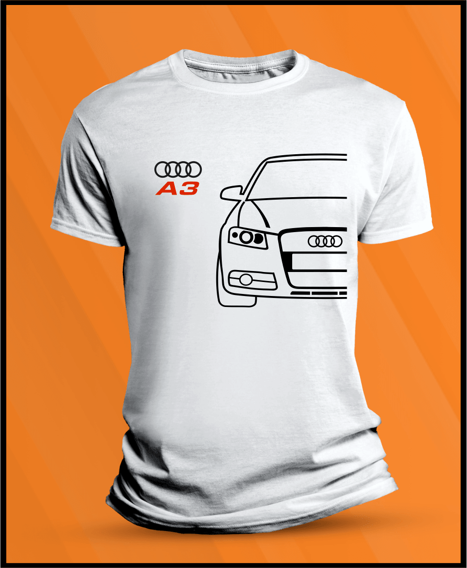 Camiseta manga corta Audi A3 8P - AutoRR 