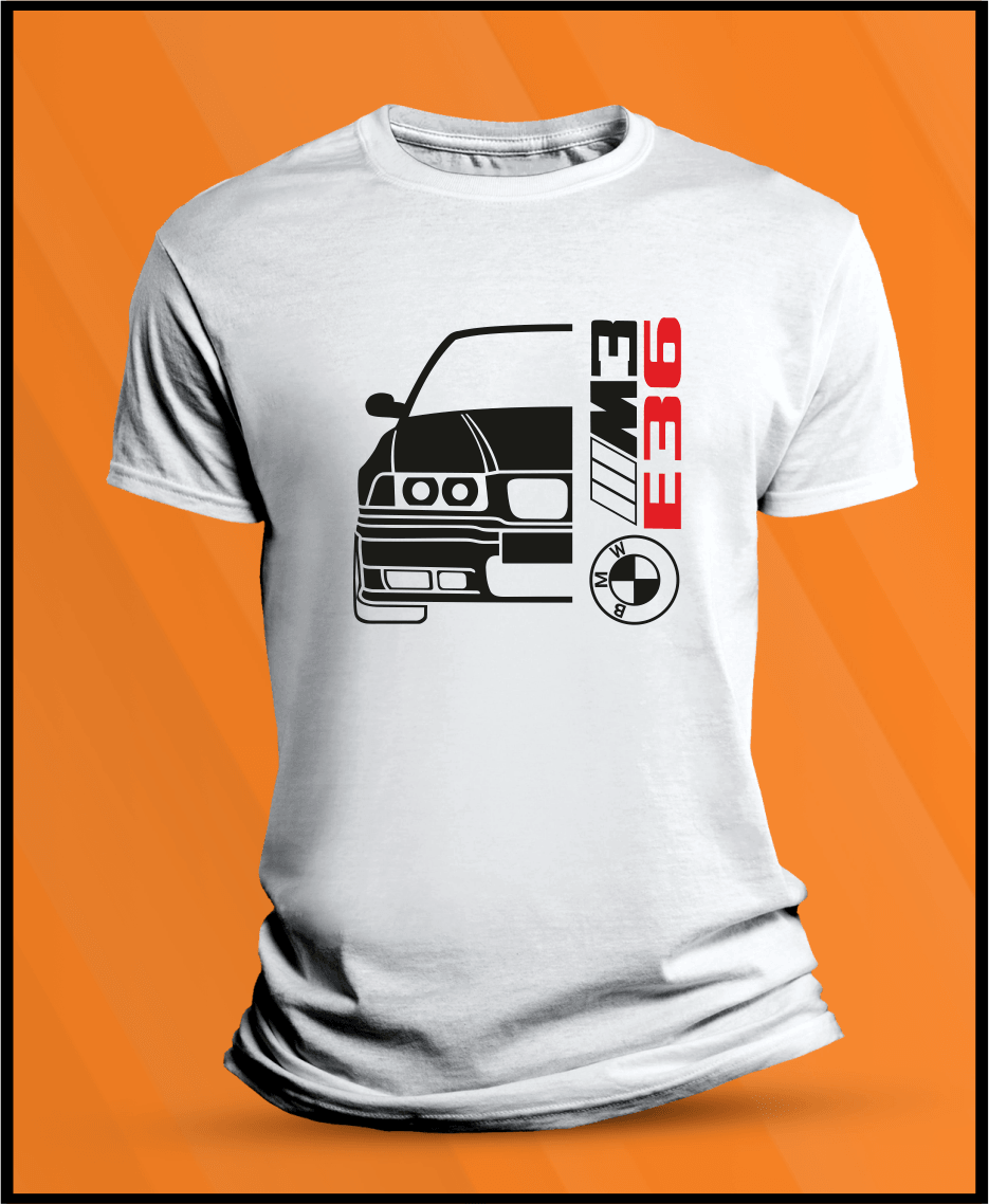 Camiseta manga corta Bmw Serie 3 E36 M3 - AutoRR 