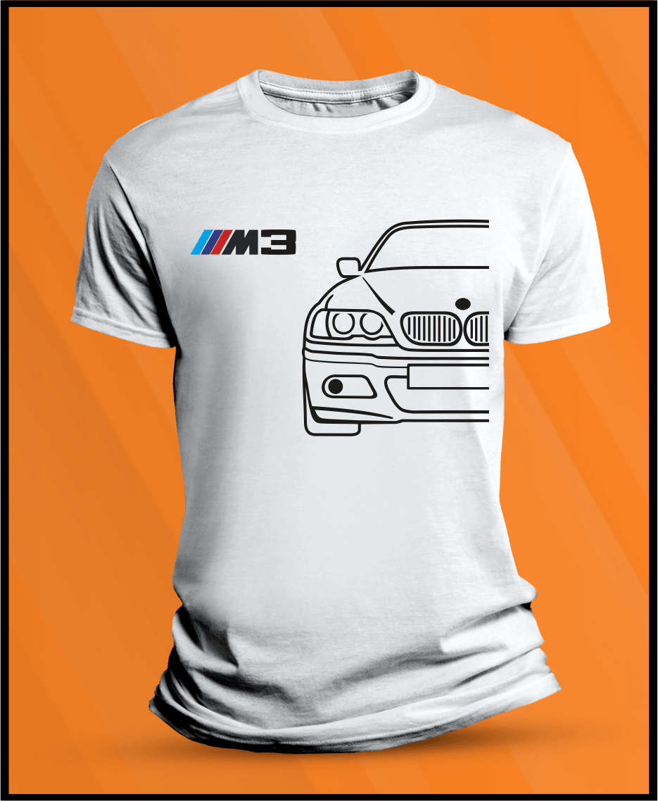 Camiseta manga corta Bmw Serie 3 E46 M3 - AutoRR 